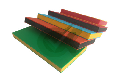 smooth green/white/green double color HDPE boards cost